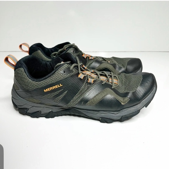Merrell Meru Low Top Lace Up Hiking Shoes Olive Black J034425 Men’s Size 11 - Picture 2 of 6